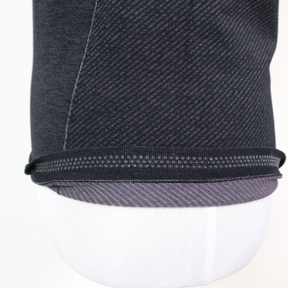 Athleta Size S Racerback Tank Netted Panels Jewel Neck Gray Black - Picture 9 of 10